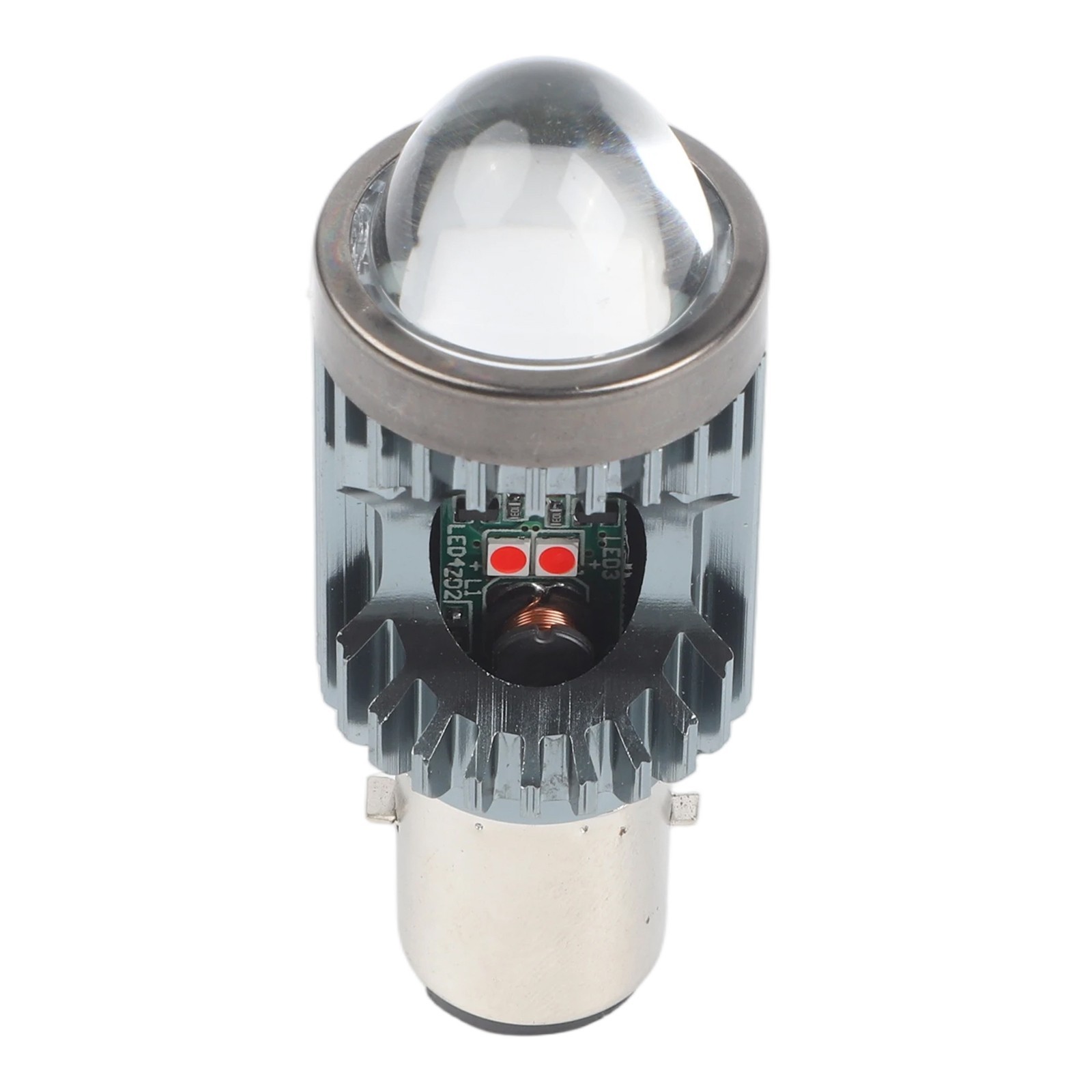 LED Headlight with Aviation Aluminum White Yellow Lens Red Blue for P15D