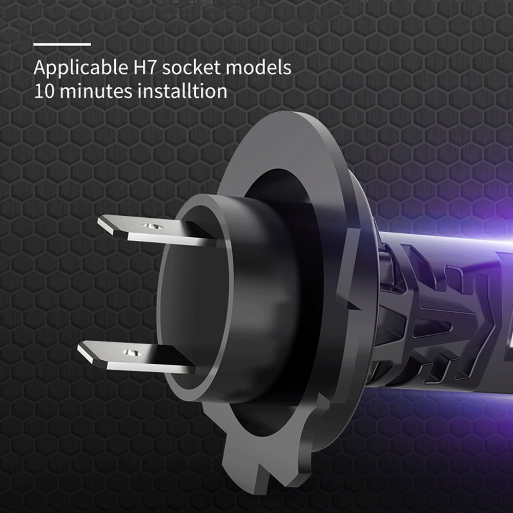 None LED Bulbs Headlight Car for 2 Pcs/Set Car Accessories LED Headlight Bulbs