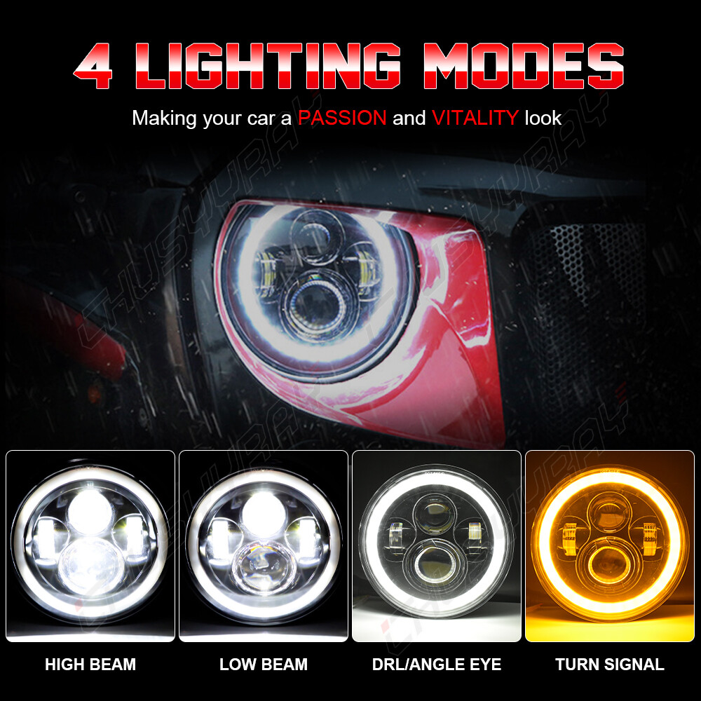 7 inch Led Headlights for Mercedes Benz G500 G55 AMG 2002 2003 2004 2005 2006