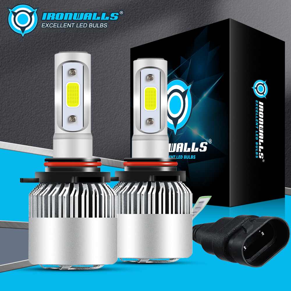 2/4/6-sides 9012 LED Headlight Bulbs Kit High Low Beam Super Bright 6500K White