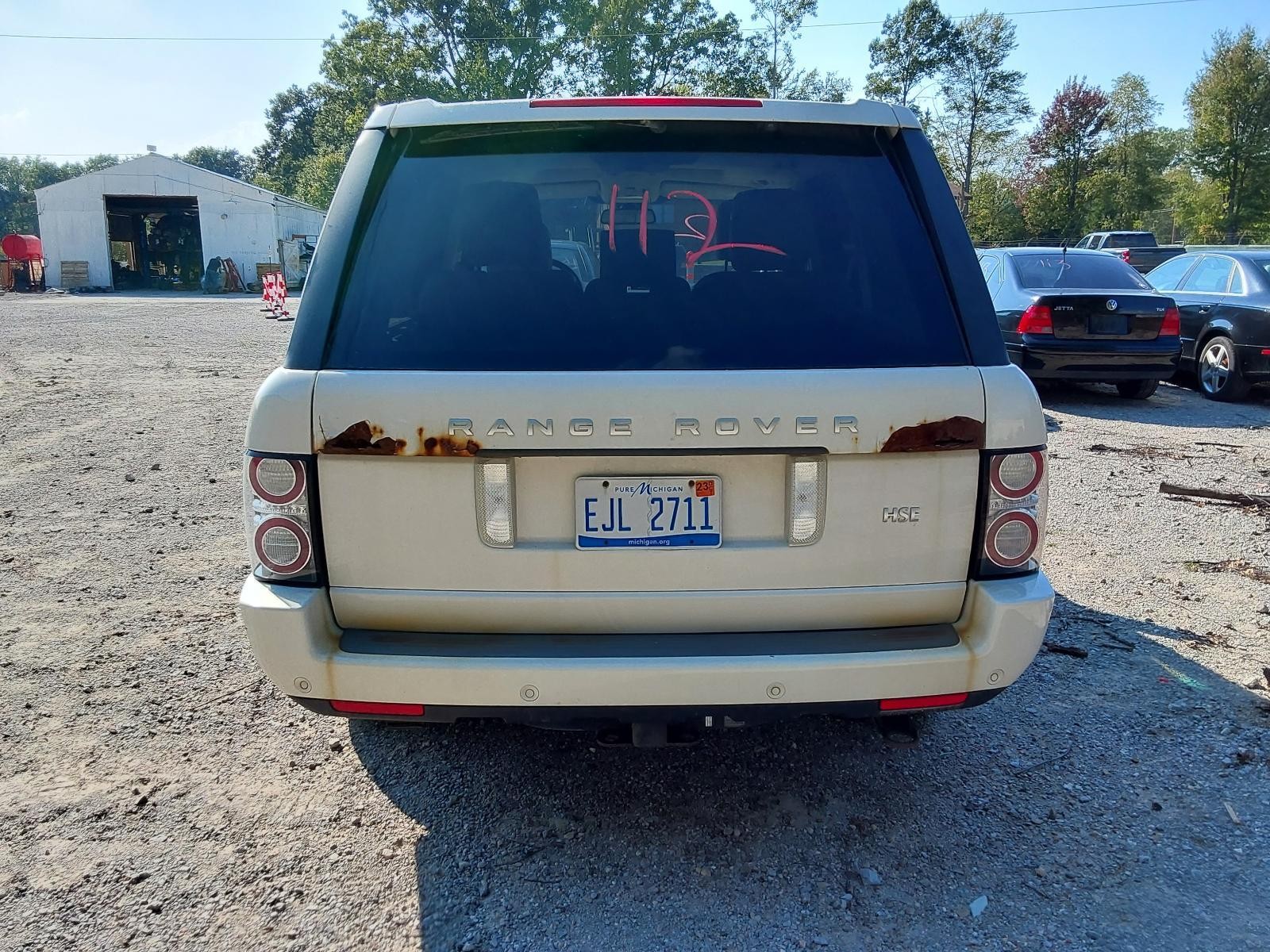 LAND ROVER RANGE ROVER L Taillight (gray housing), L. 10 11