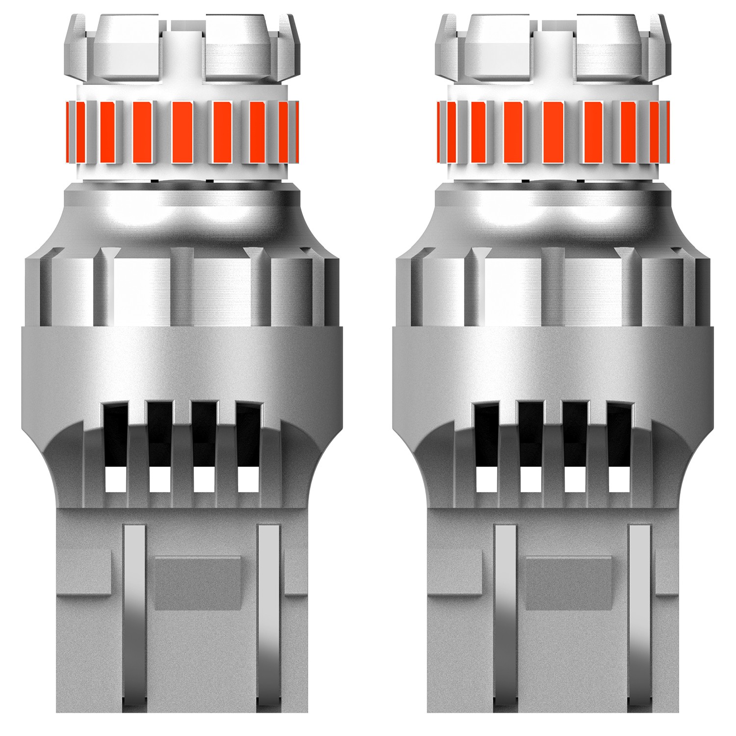 AUXITO 7443 RED Flash Strobe Blinking 7440 Brake Tail Stop Light LED Bulb 2/10x