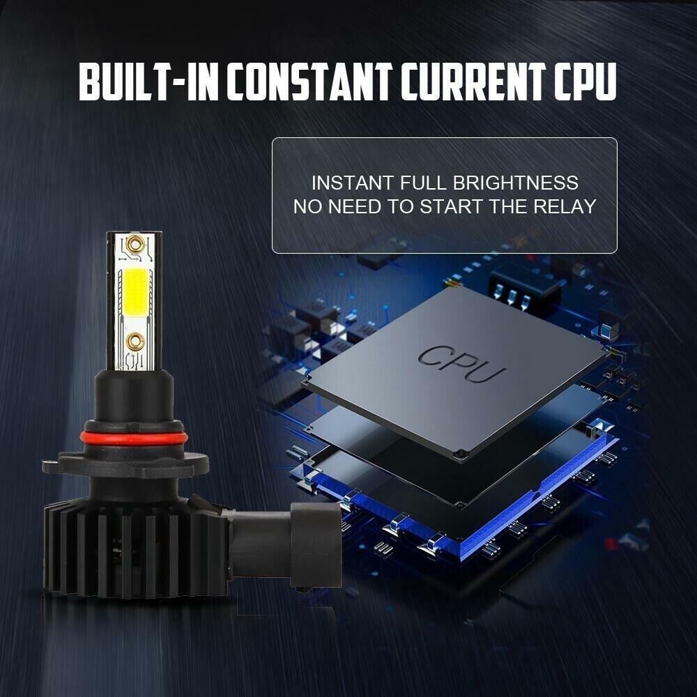 IRONWALLS H11+H11+9005 LED Combo Headlight High+Low Beam+Fog Light Bulbs White