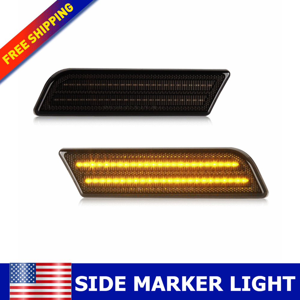 Front Left Right Bumper Side Marker Light For Ford Transit Connect 2010-2013 12V