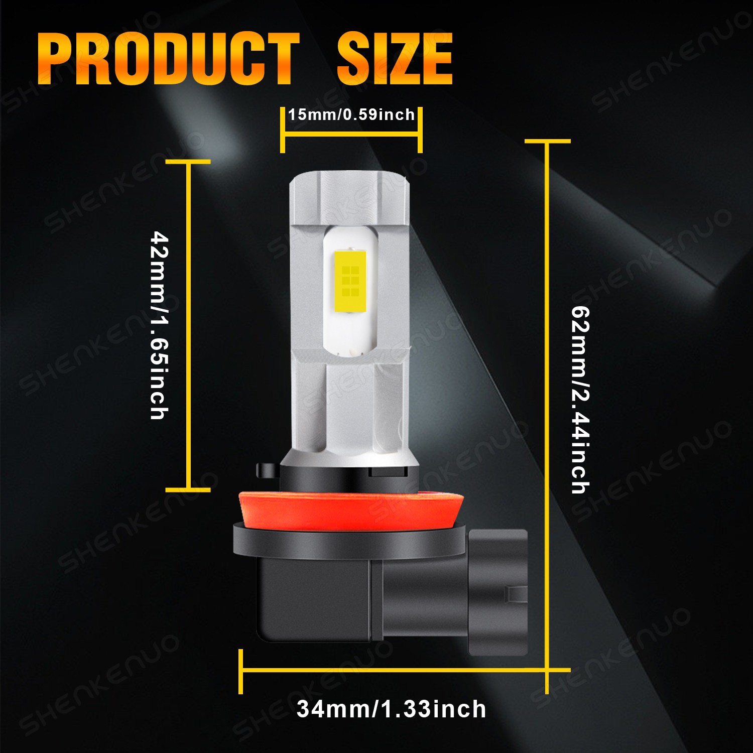 For Nissan Altima 2007-2018 Combo LED Headlight Low/ Fog light bulbs 6000K 2x