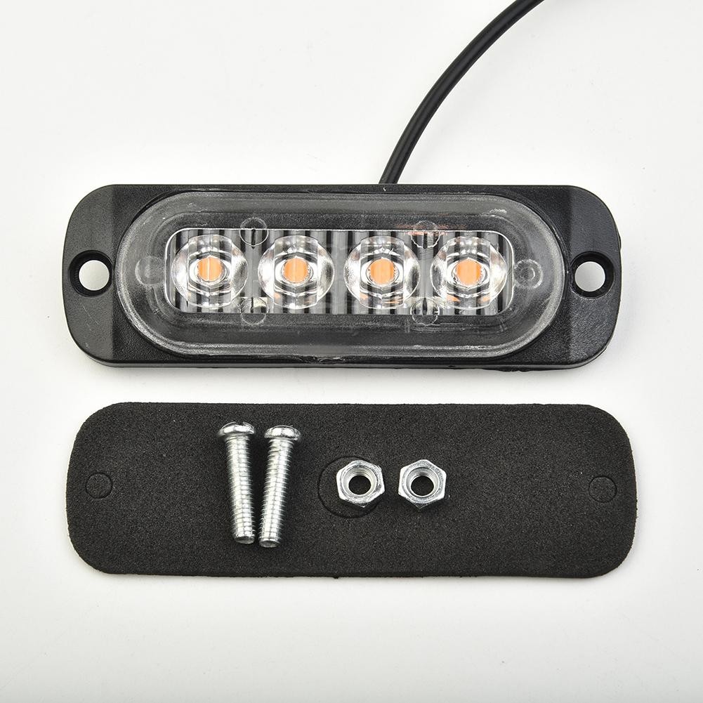 12W DC 12V-24V 4LED Work Light Bar Driving Lamp Fog Off Road SUV Car Boat Truck