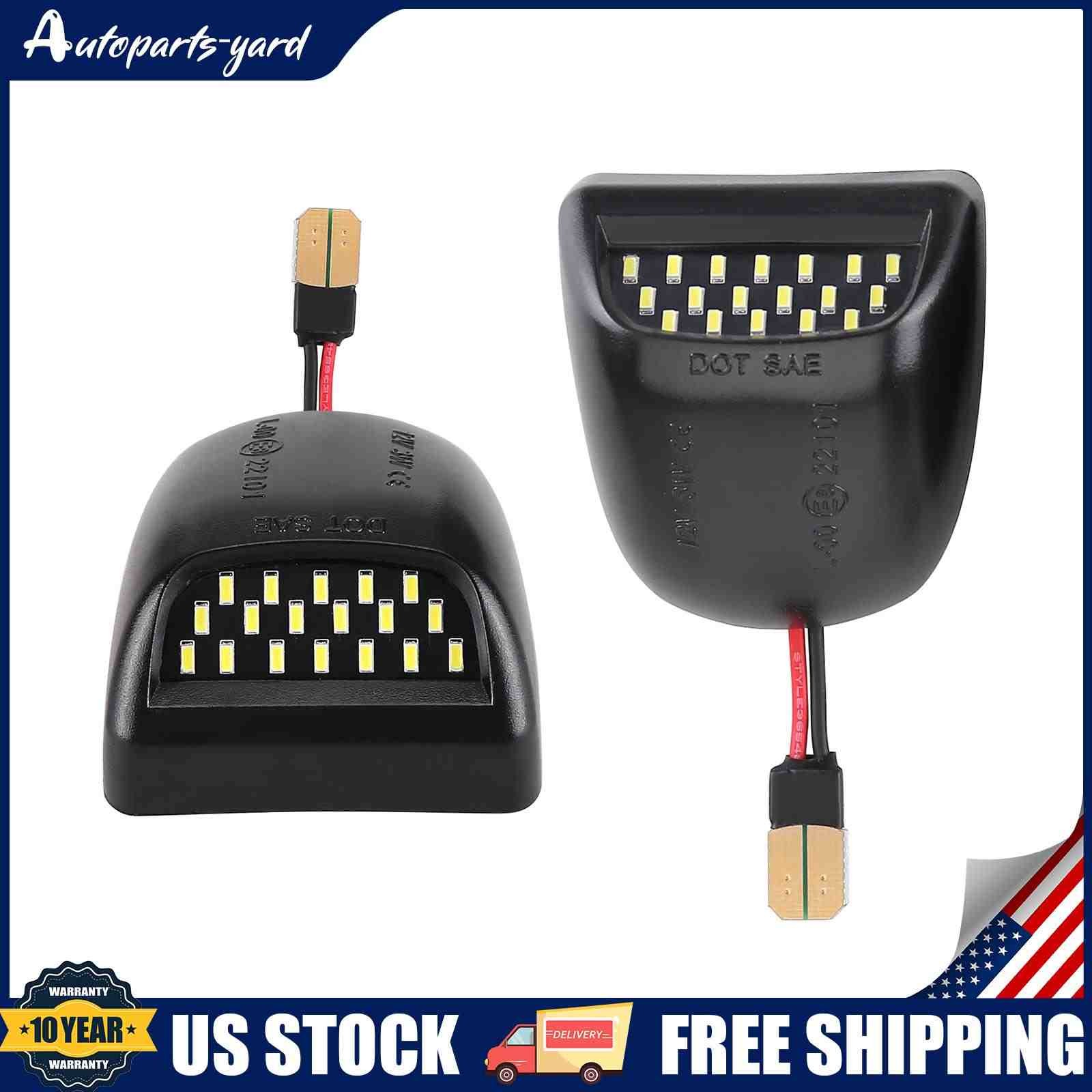 2x New Car License Plate Light Fit For Chevrolet Pickup Truck US Stock
