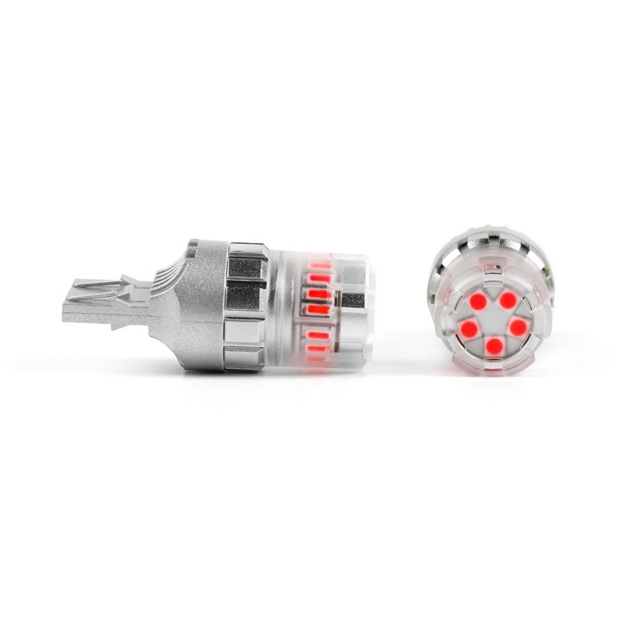 ARC Lighting 7440/7443;Red;Super Bright;360degree diffused lens*Tiny Monster 317