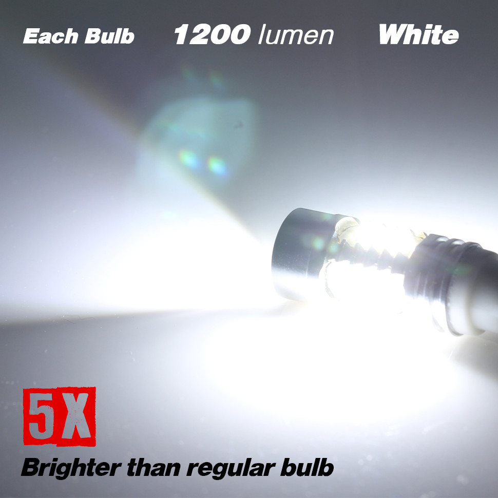 880 893ST 6000K White 2323 Chip LED Projector Fog Light Bulbs
