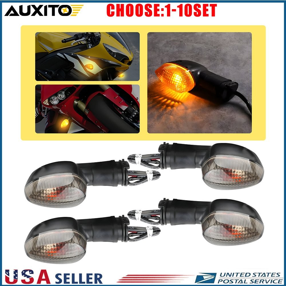 Front+Rear Turn Signal Light Indicator Lamp For YAMAHA YZF-R125 R1 R6 R6S 4-20X