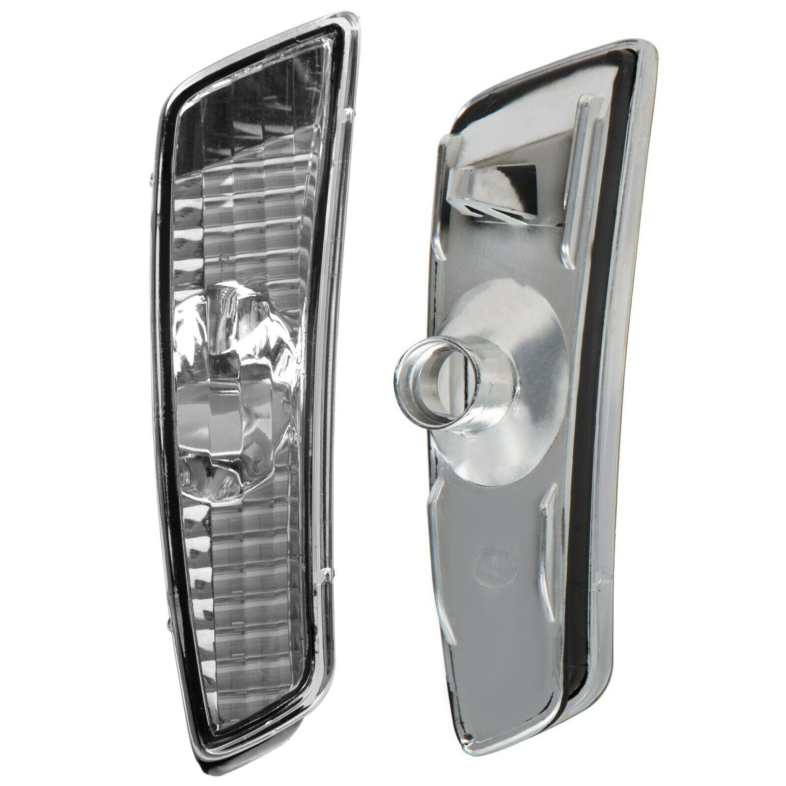 For 08-09 Pontiac G8 GT GXP Clear Front Bumper Side Markers Light Housings LH RH