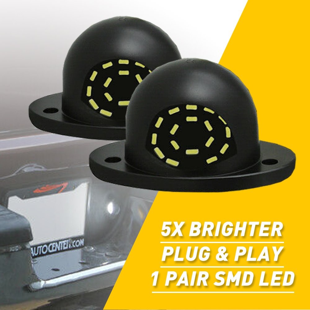 2X AUXITO White LED License Plate Light For 1994-2001 DODGE RAM 5500K 1000LM New