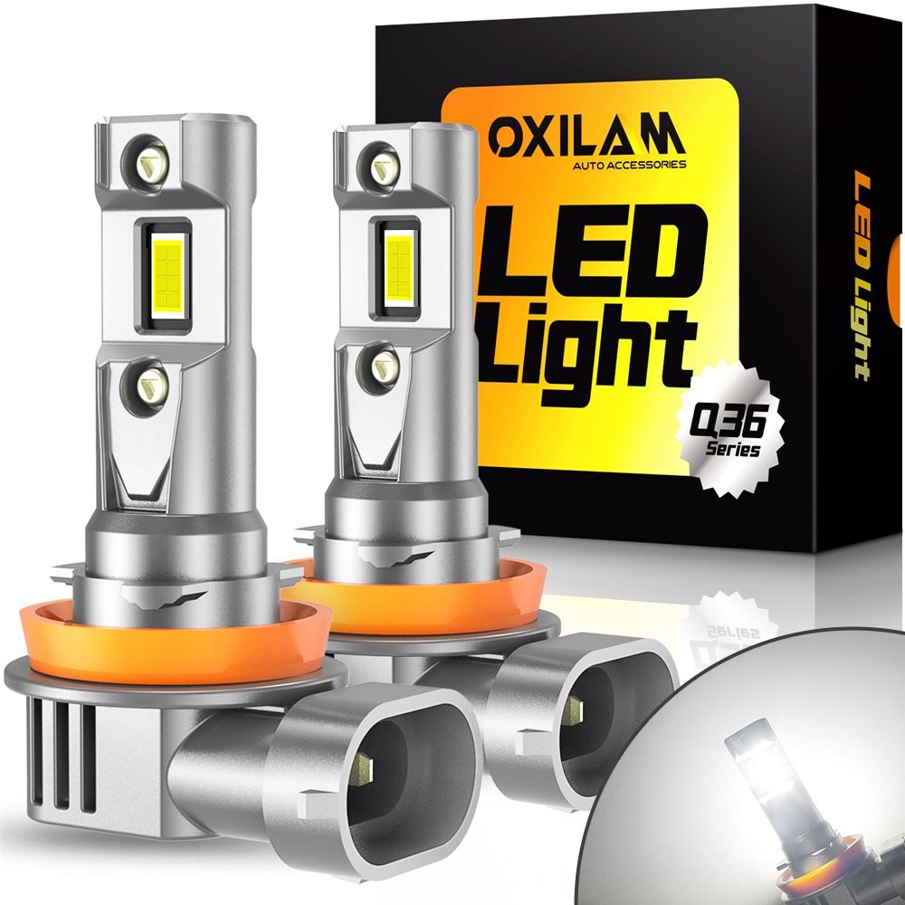 2X LED Headlight H11 High Beam Low Beam Bulb Super Bright 6500K Xenon White EAAE