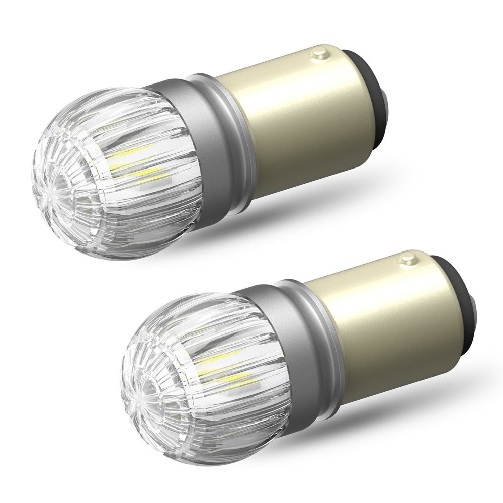 AUXITO BAY15D 1016 LED White 1157 Reverse Backup Turn Light Signal Light Bulbs