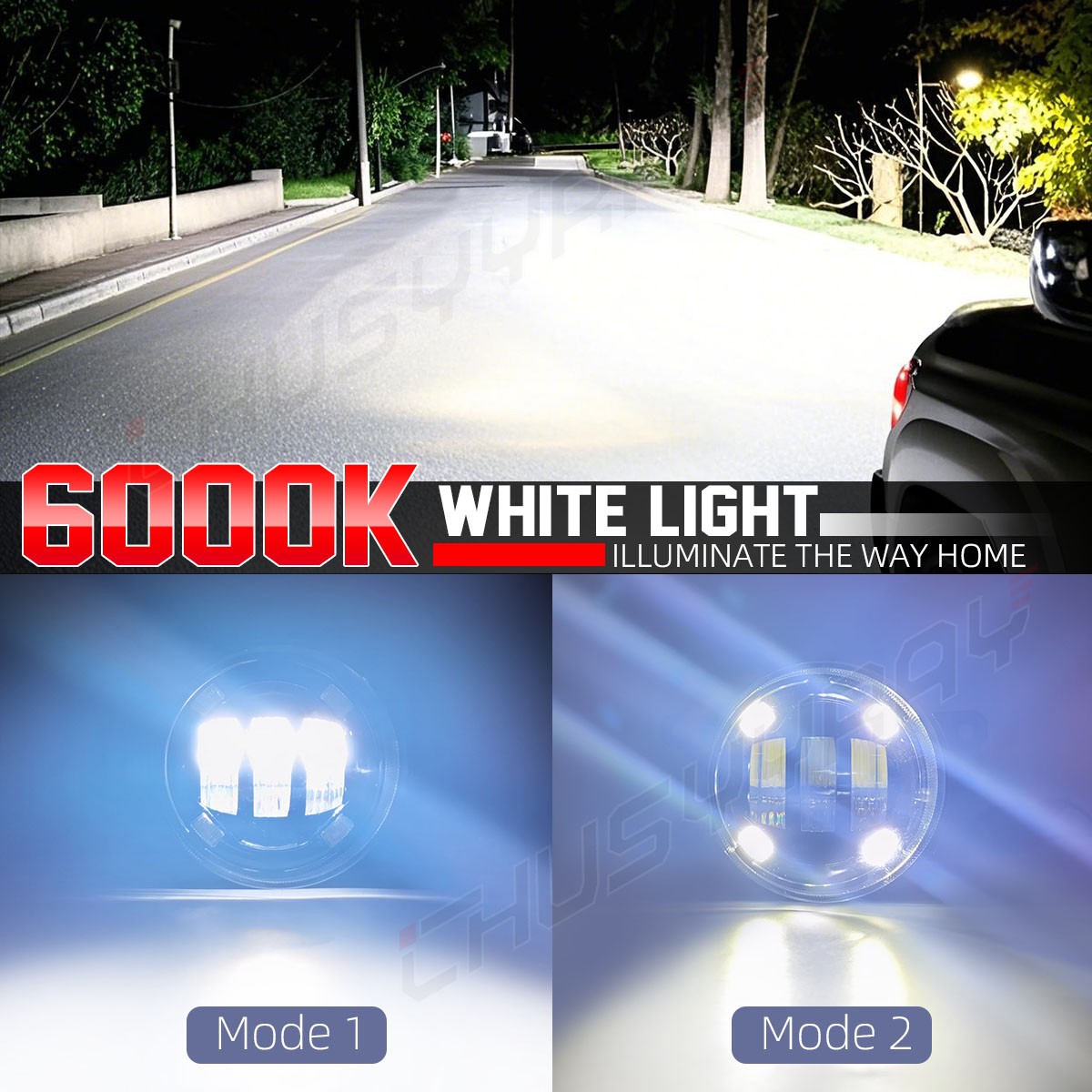 FOR Lexus GX460 2010-2013 Clear Glass Lens LED Bumper Fog Light Lamp Replacement