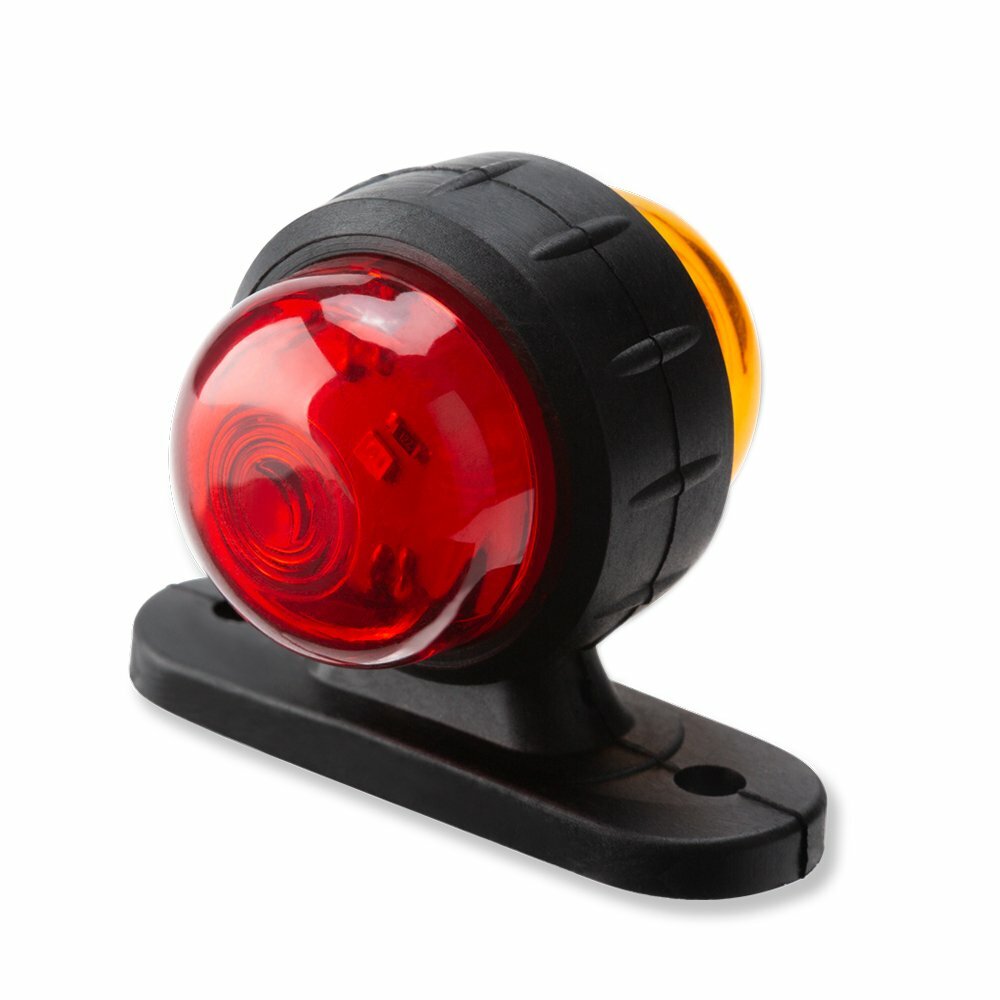 2x 2LED Red Amber Side Marker Lights Outline Lamp Car Truck Trailer Van 12V/24V