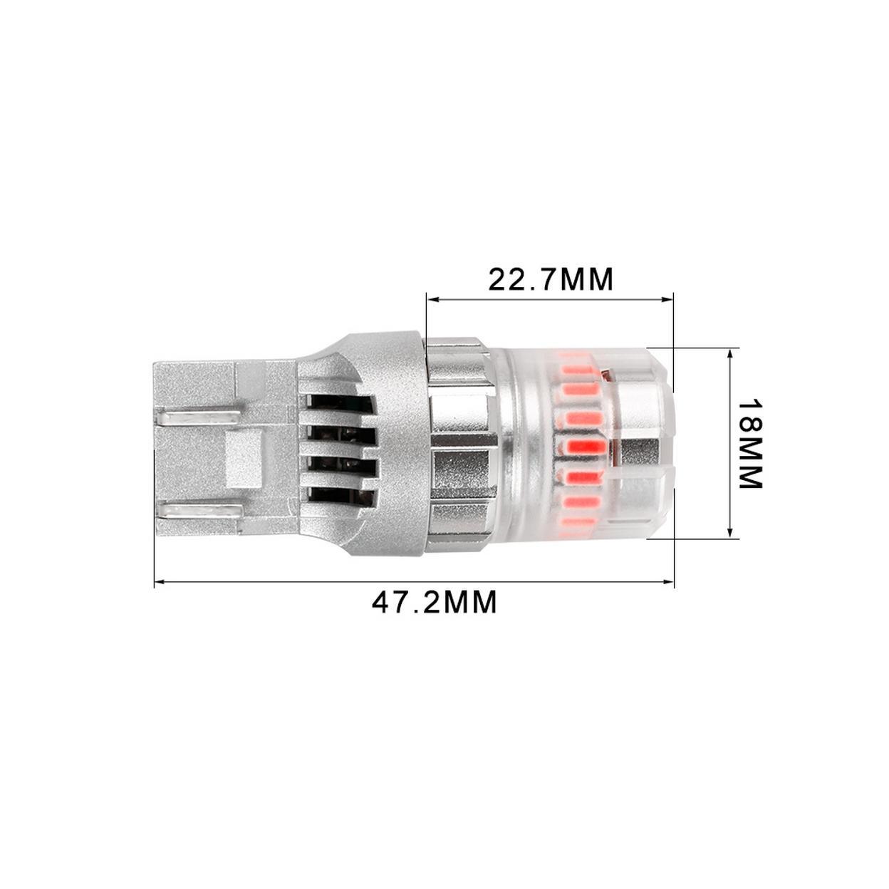 ARC Lighting 7440/7443;Red;Super Bright;360degree diffused lens*Tiny Monster 317