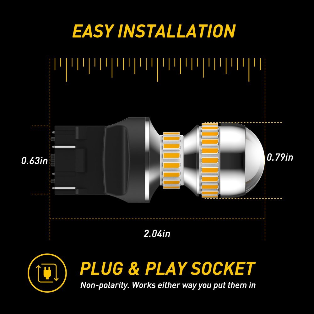 AUXITO 7443 921 912 LED Reverse Backup Light Bulb 6000K 3000K Super Bright T15