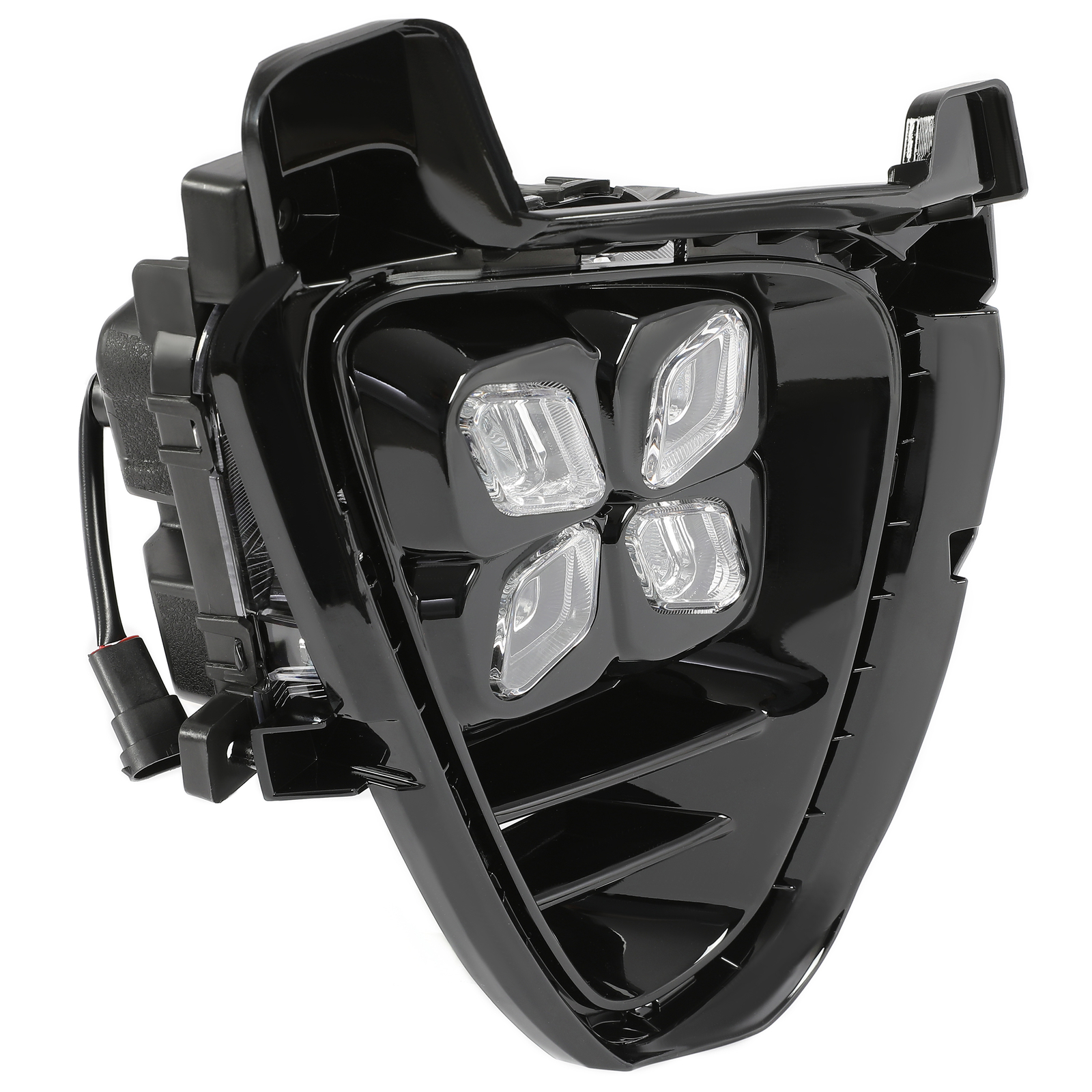 Fit For Kia Sorento 19+ DRL LED Running Fog Lights w/Switch Wire Harness 4 Eyes