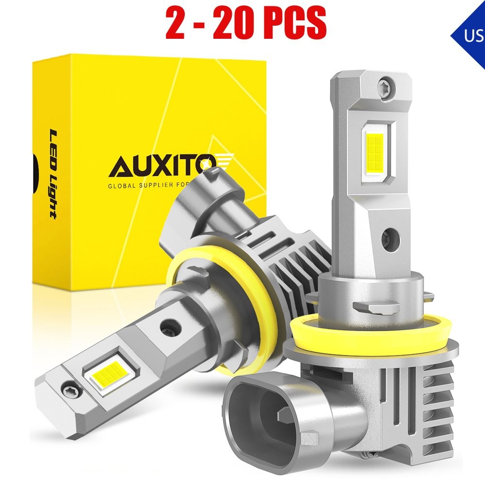 LED Bulbs H11 H8 H9 6500K White Headlight Fog Light DRL Lamp Super Bright 2-20X