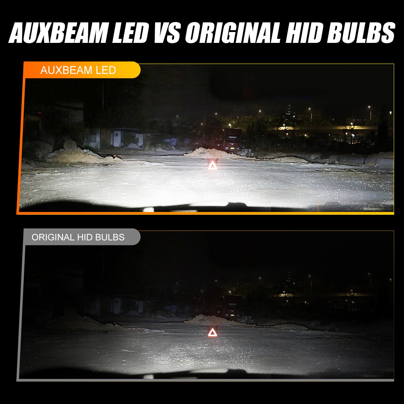 AUXBEAM D1C/D1R/D1S 6000K LED Headlight OEM Replacement HID Xenon Bulbs Canbus