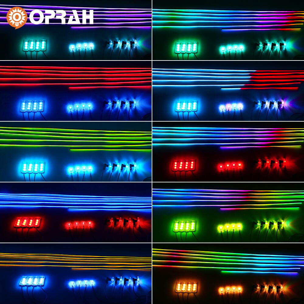 RGB Car Symphony Ambient Light 256 Color Led Atmosphere Acrylic Strip Remote APP