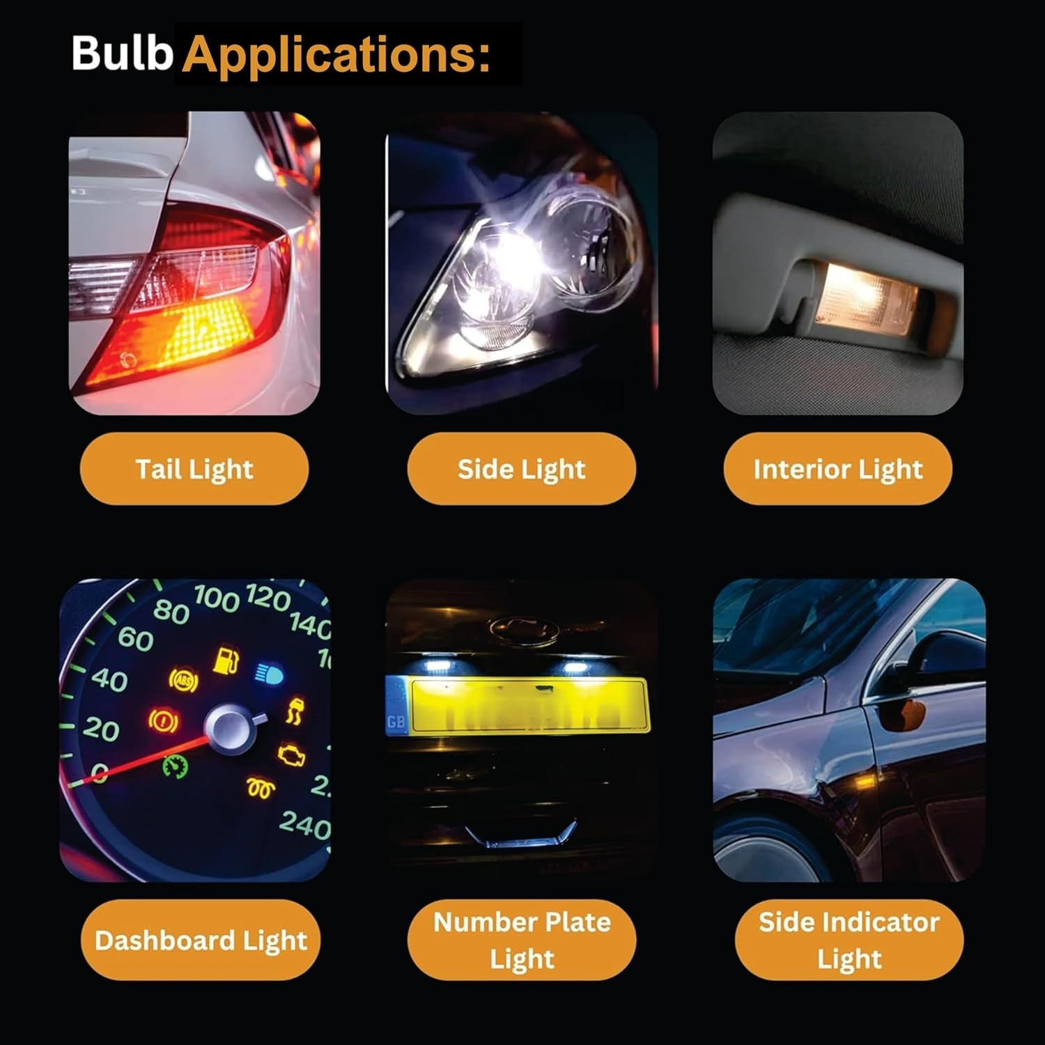 High-Performance 501 Capless Sidelight Bulbs – 10 Pack, 500 Lumen Brilliance