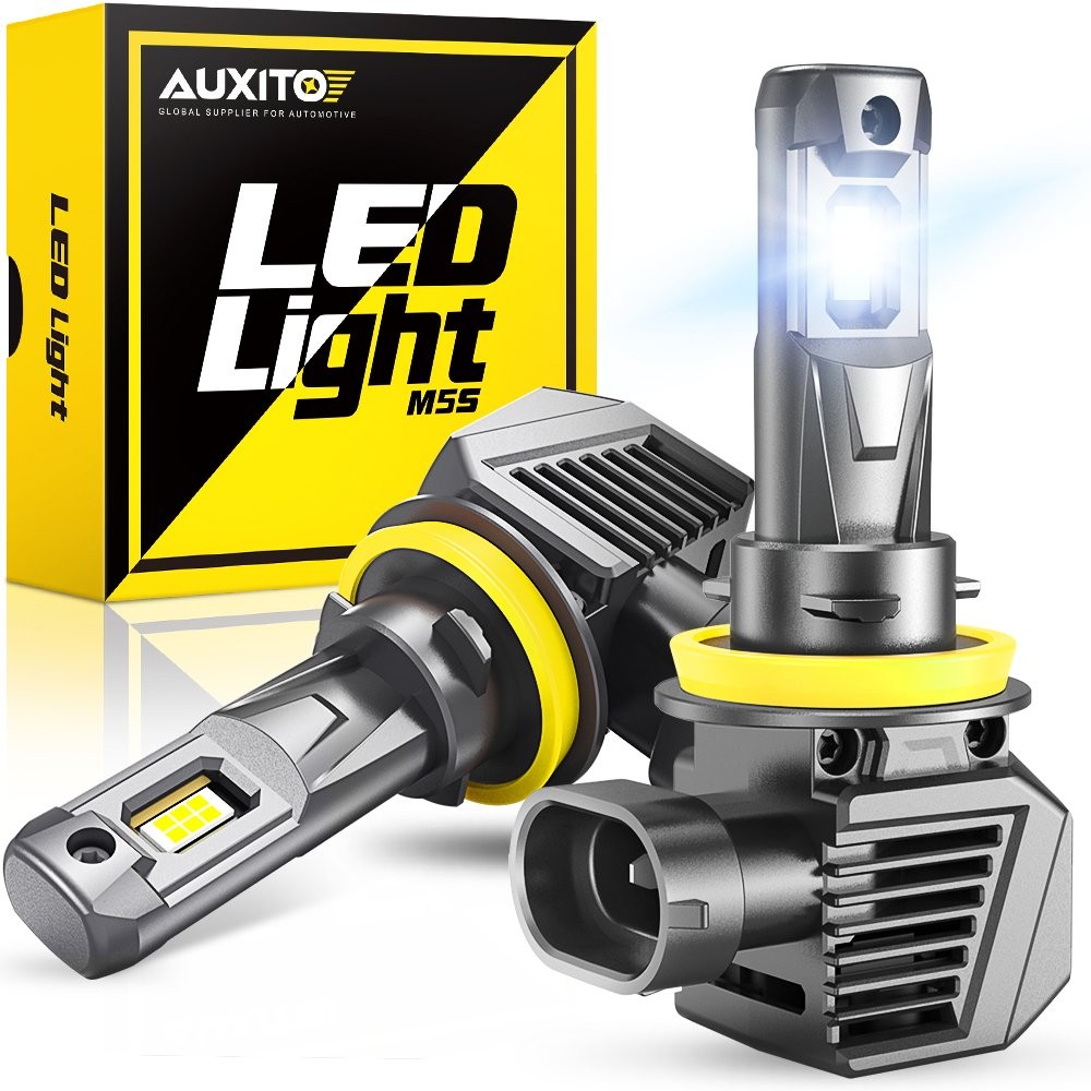 Auxito 9005+H11 Combo LED Headlight 120W 22000LM High/Low Beam 6500K Bulbs Kit V
