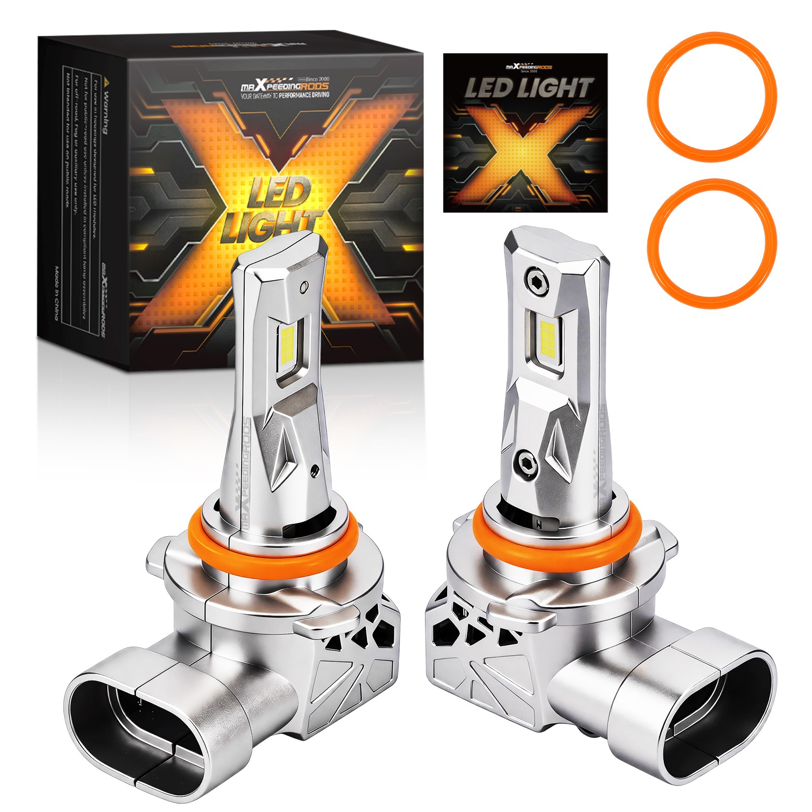80000LM 9006 LED Headlight Bulb Low Beam Kit White Bright 6500K 35W 2pcs