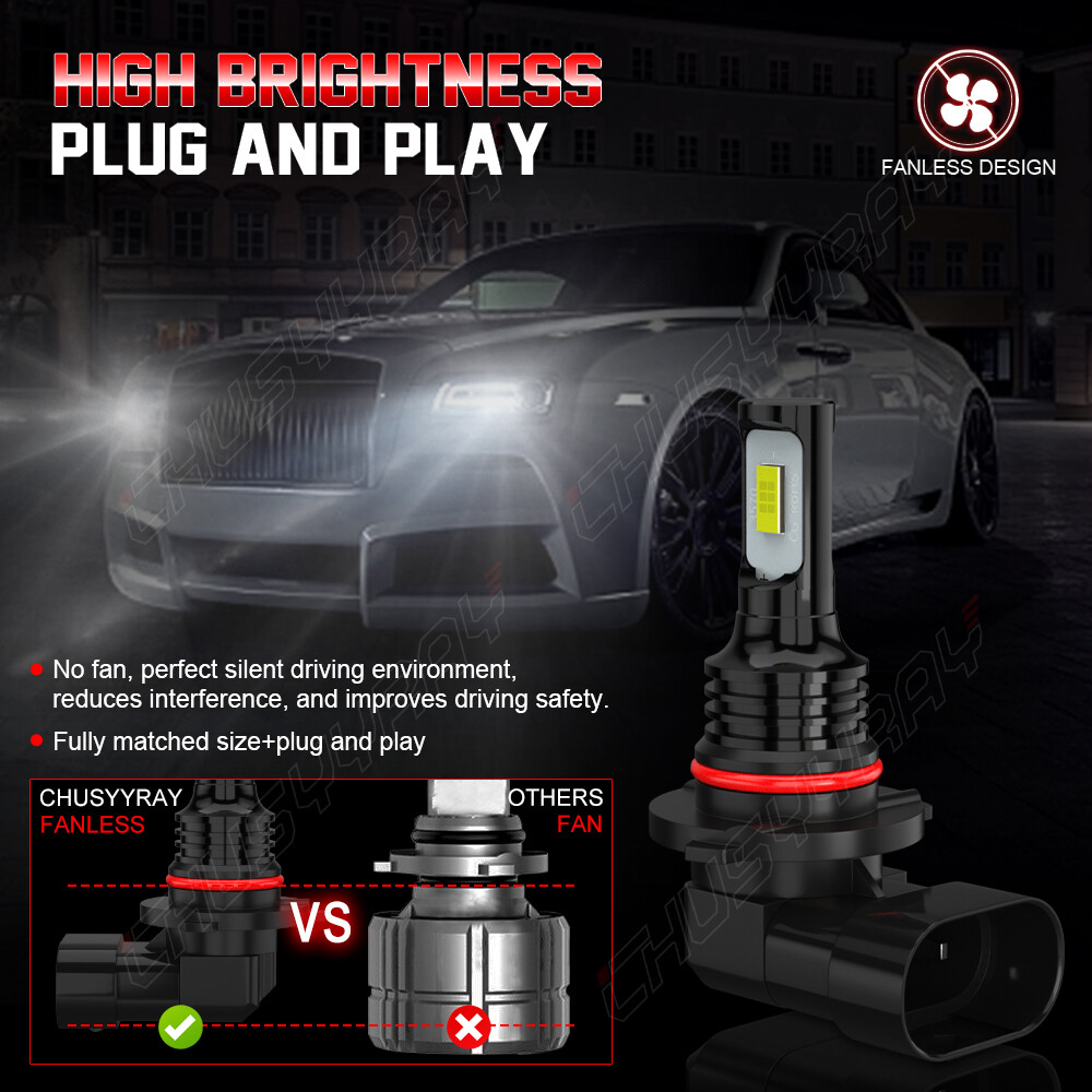For 2006 2007 08 Dodge Ram 1500 2500 3500 LED Headlight Fog Switchback Lights 6x