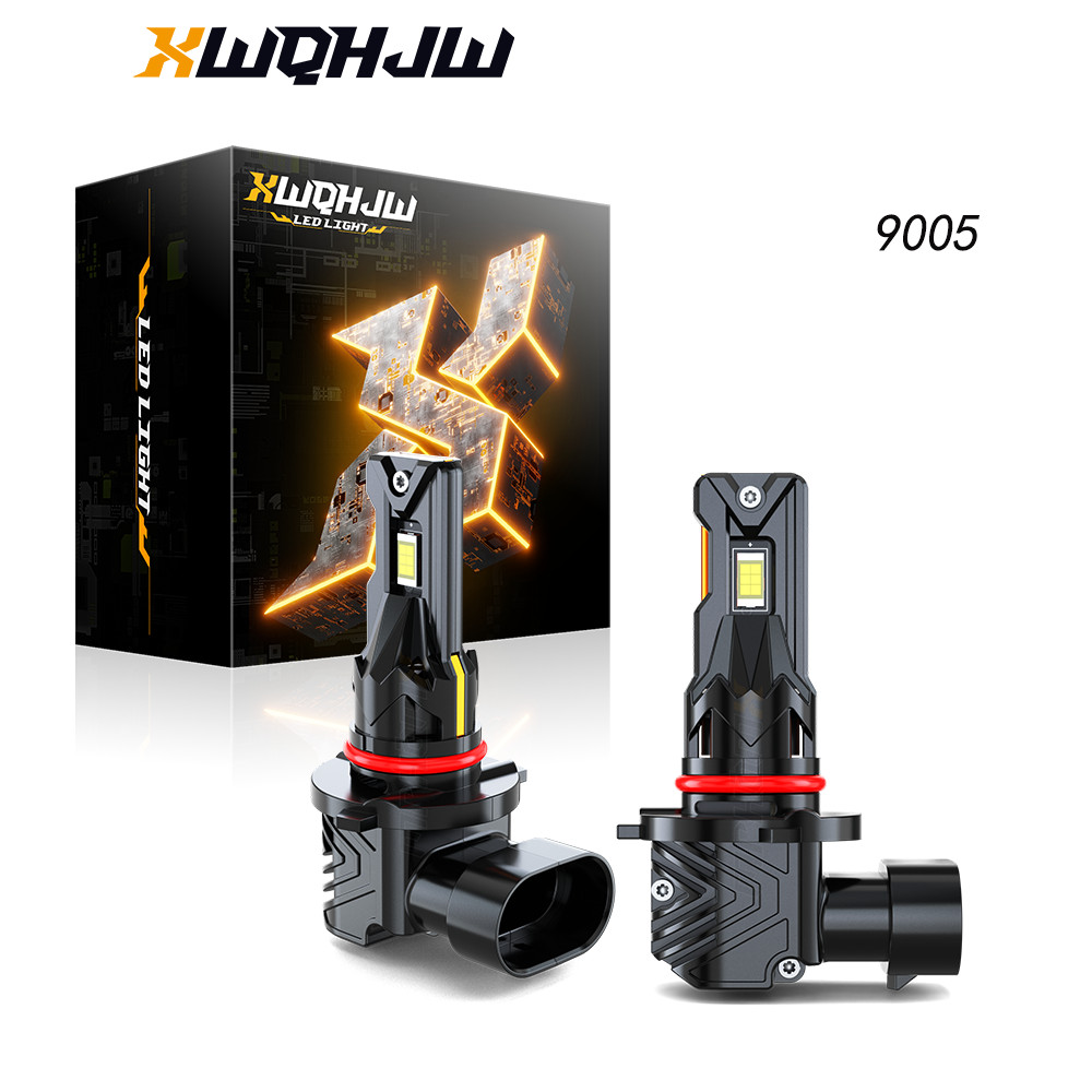 9005+9006+H11 LED Combo Headlights White Fog Light Kit High Low Beam Bulb 6000K