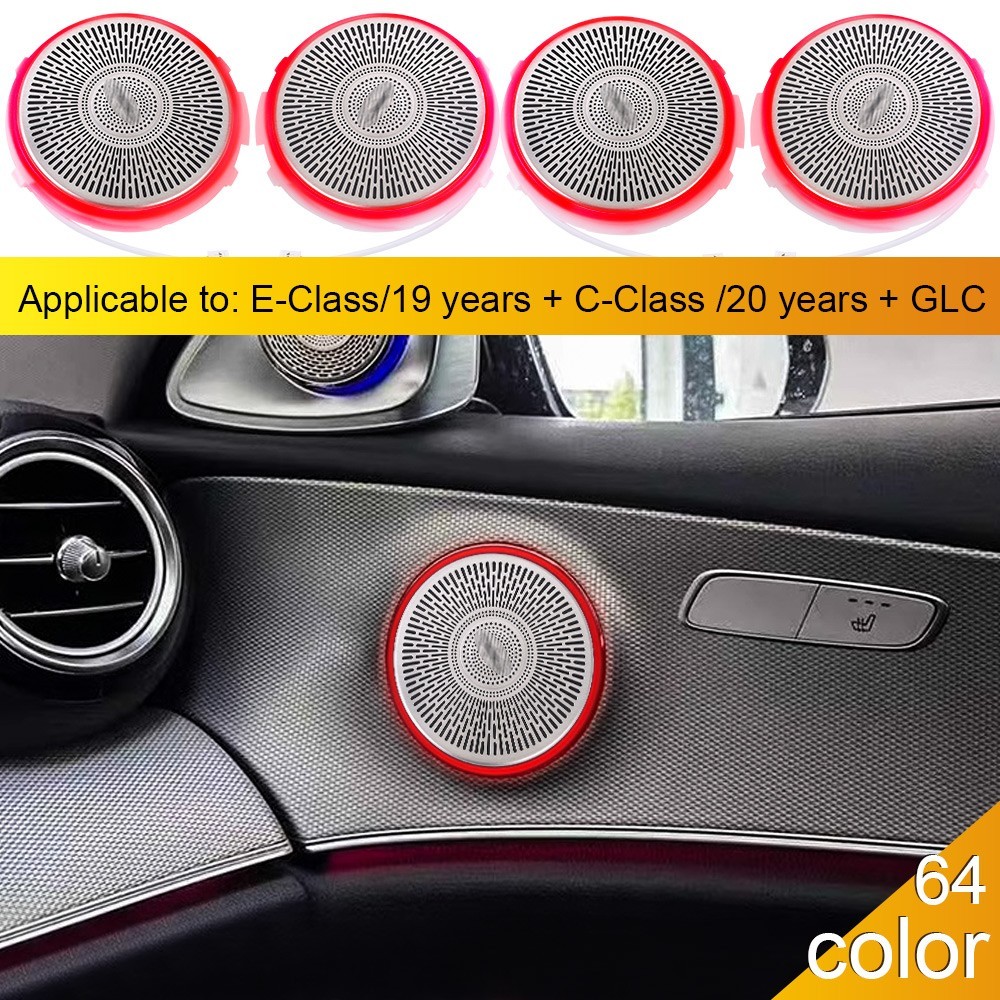 W205 X253 Speaker Tweeter For Mercedes Benz C Class 64 Colors Led-Ambient Light