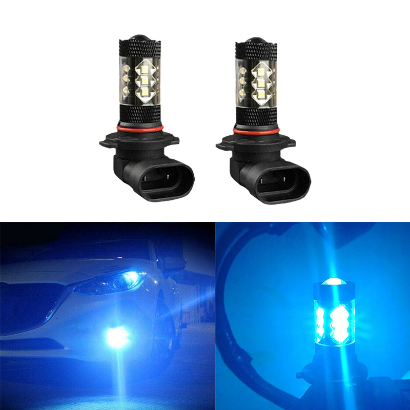 For 2004-2012 car Colorado LED Headlight High Low Fog Light Bulbs 8000K blue