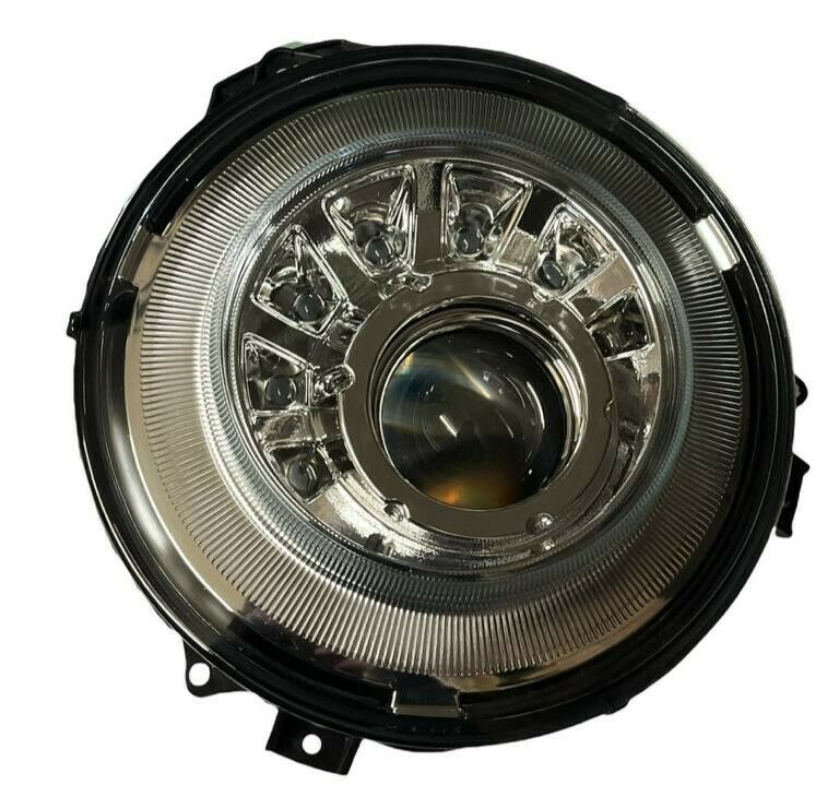 Aftermarket Silver Mansory Square LED Headlights Fit 07-18 Mercedes Benz G CLASS