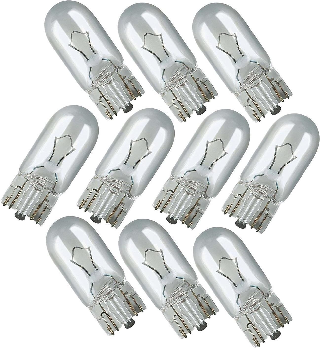 High-Performance 501 Capless Sidelight Bulbs – 10 Pack, 500 Lumen Brilliance