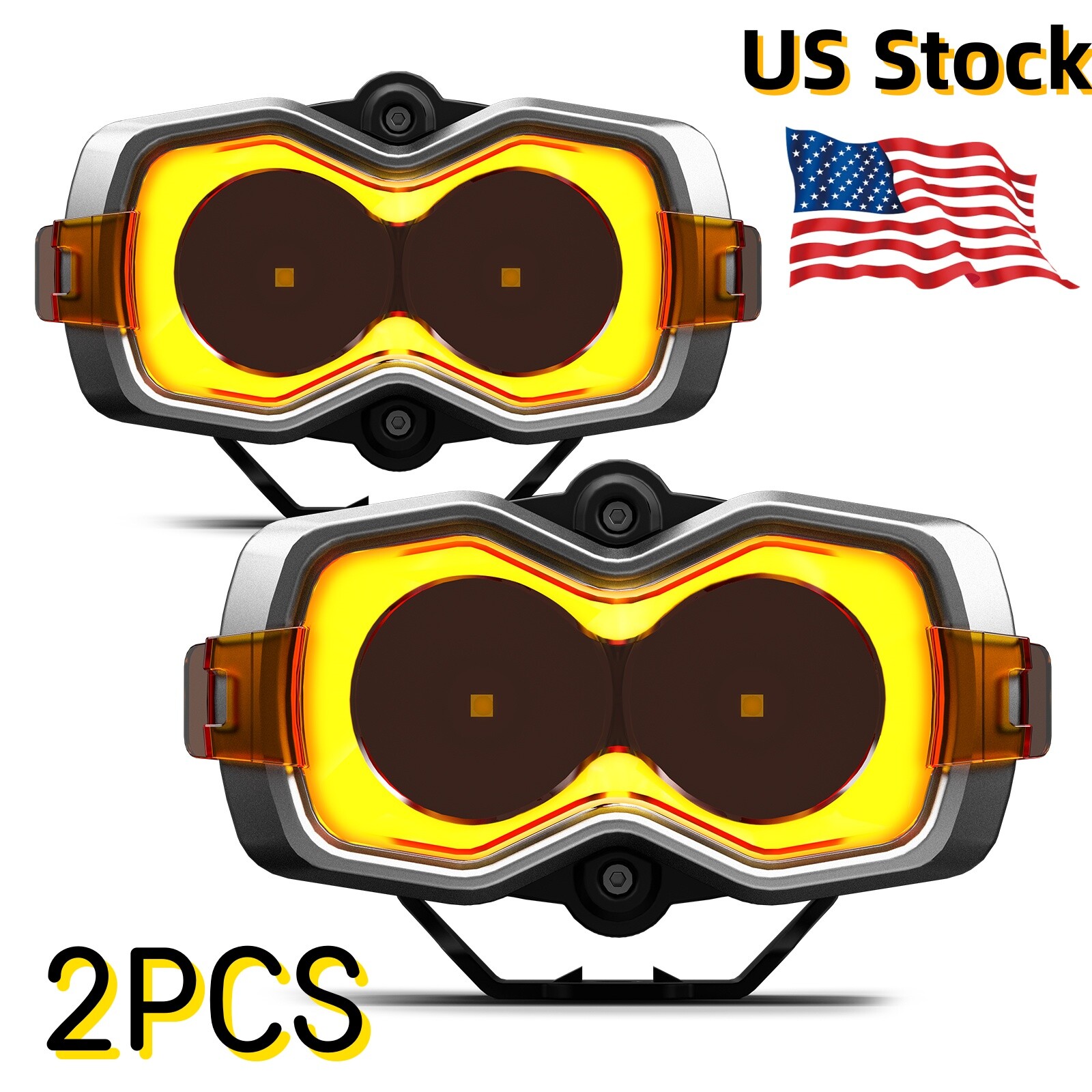 NOVSIGHT 4.5“ LED Work Lights Spot Pod Driving Off Road Jeep Truck Pickup Lamps