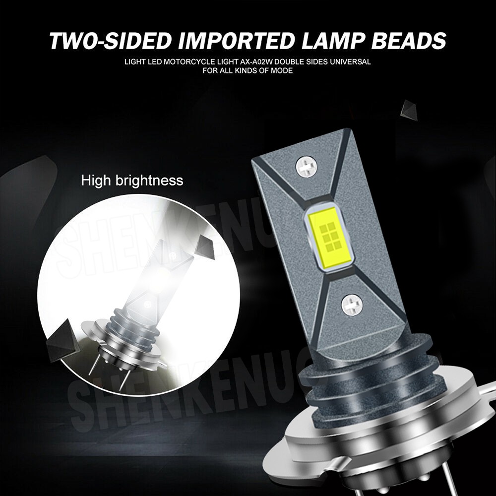 For Yamaha YZF R1 2007- 2020 -2x H7 White 6500K LED Headlight Bulbs Super Bright