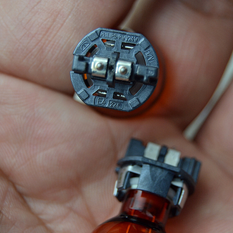 NEW 2PCS PWY24W For 2015-2022 Audi A3 For Philips Turn Signal Light Bulbs Lamps
