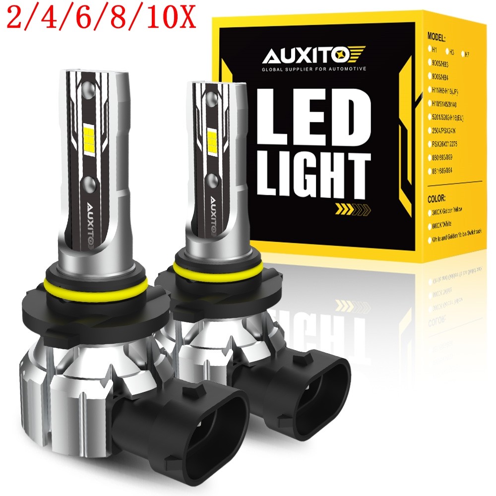 AUXITO 9005 HB3 LED Headlight Super Bright Bulbs Kit HIGH/LOW Beam White 2/10X