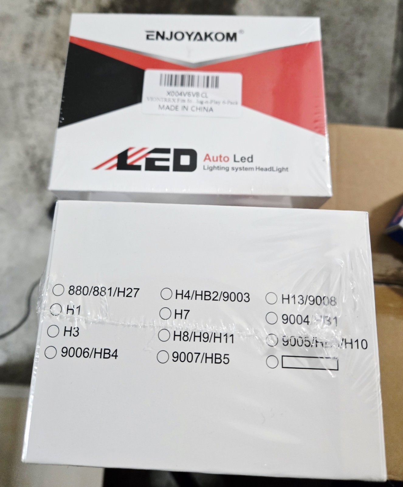 ENJOYAKOM LED Headlight Bulbs H8 H9 H11 9005 HB3 H10 Plug & Play – Brand New Sea