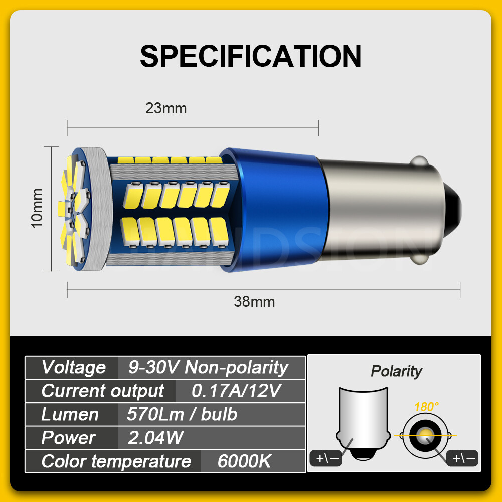 Ruiandsion H6W BAX9S LED Canbus Luci Di Parcheggio Per BMW F30 F20 DC 9-30V
