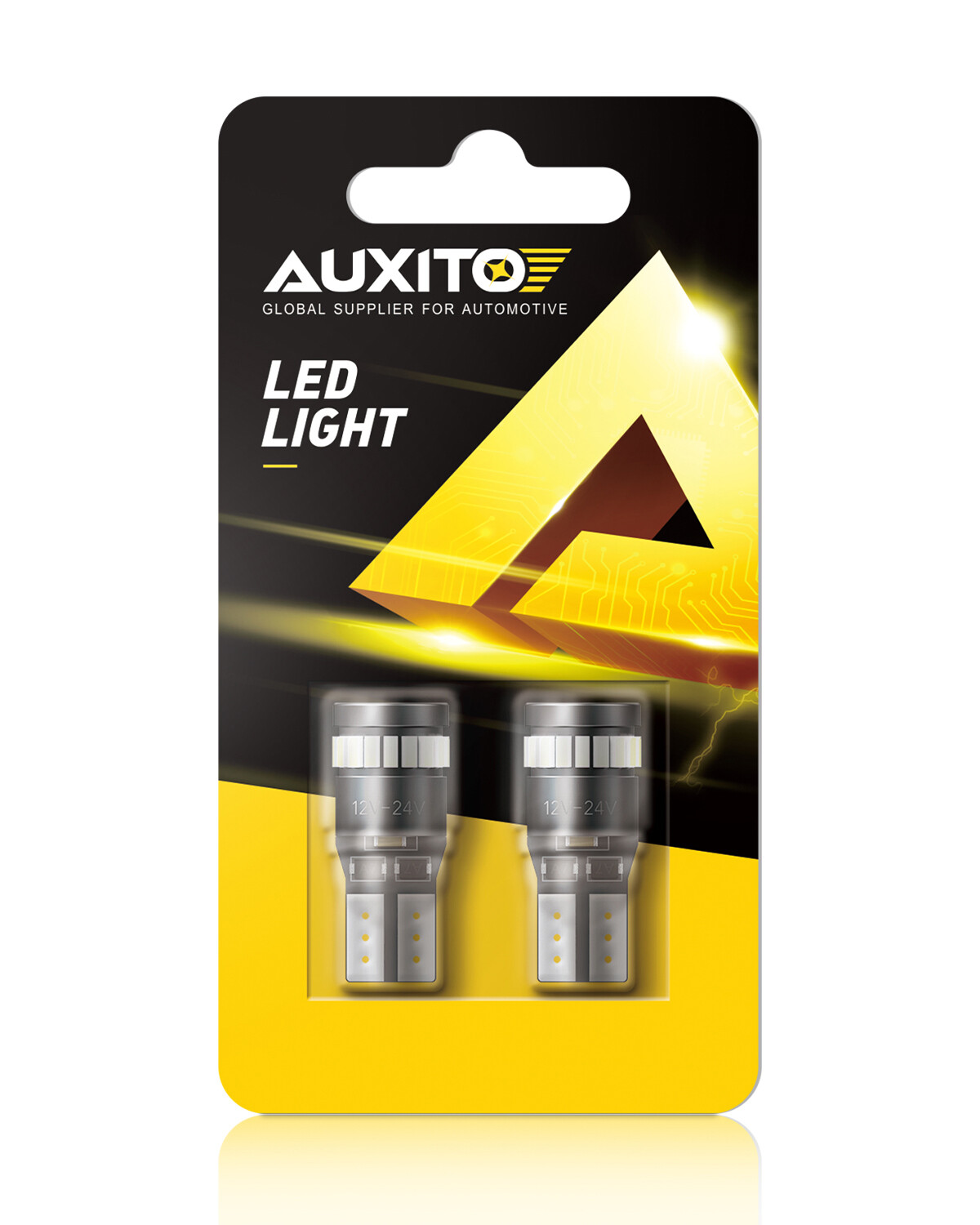 AUXITO LED Parking Wedge Light Bulbs 168 194 2825 T10 Canbus Super Red DC 12-24V