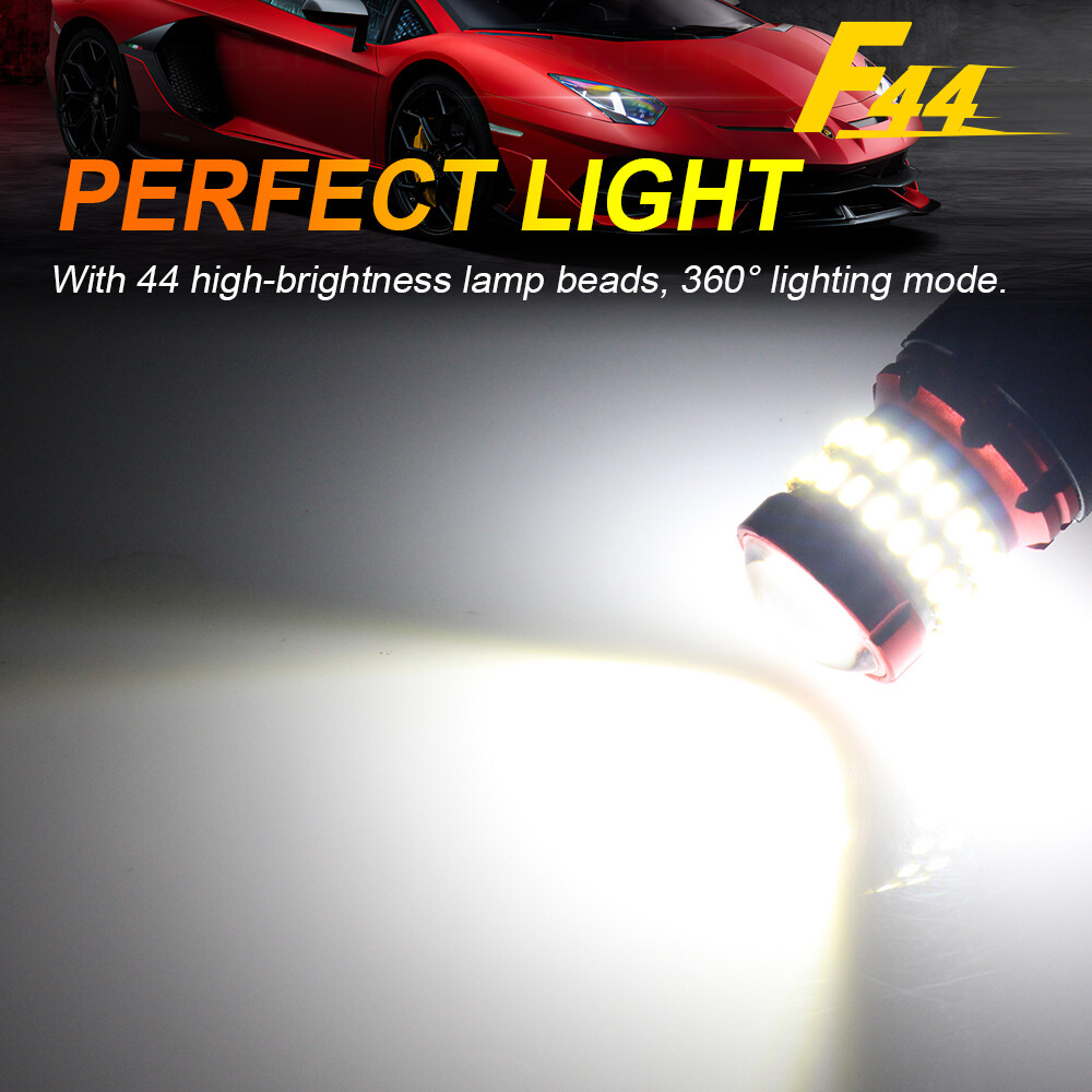 1156 7506 Red Strobe Flash Blinking LED Brake Tail Stop / Reverse Backup Light