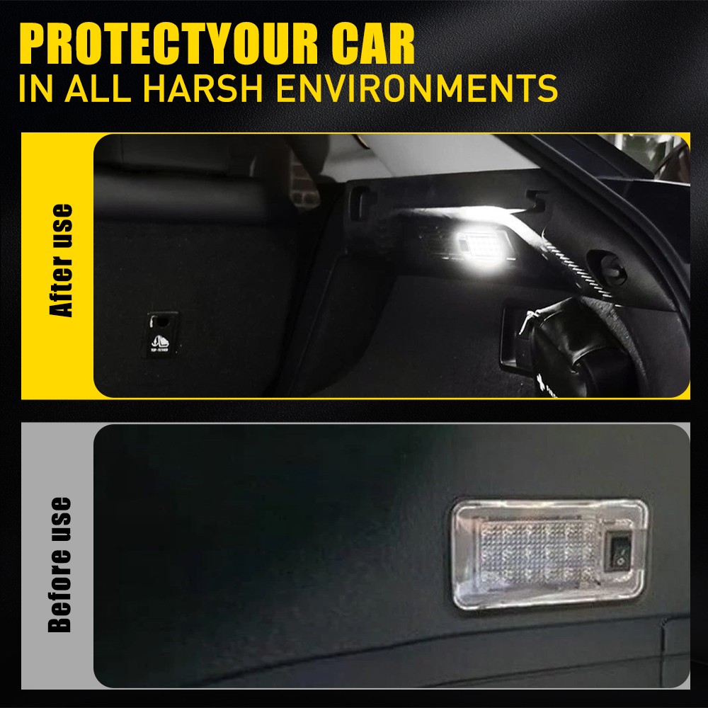 Clear White Led Trunk Luggage Cargo Area Light Lamp For Toyota Lexus 81330-11010