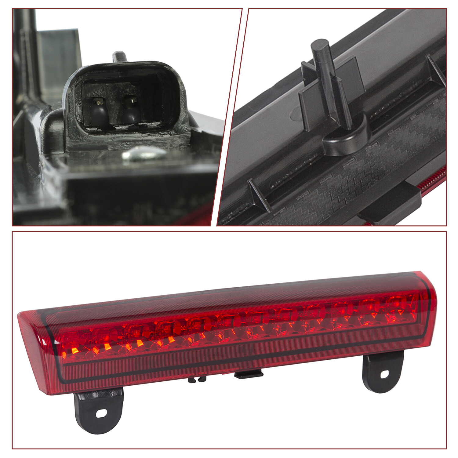 LED 3rd Third Brake Light Red Fit For 00-06 Chevrolet Suburban Tahoe GMC Yukon