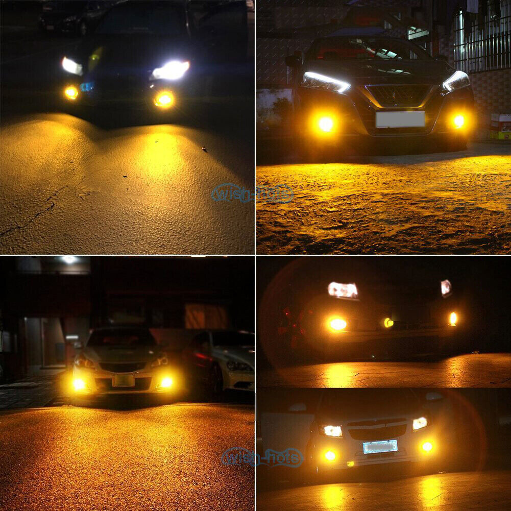 Amber 881 889 H27W/2 LED Fog Light Bulb Lamp 1600LM for Hyundai Elantra Accent