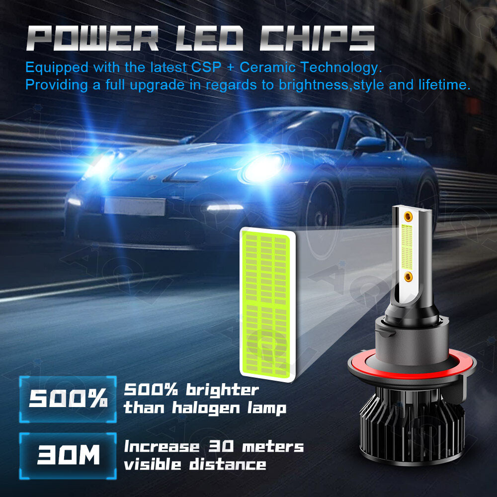 For Lincoln Mark LT Base Crew Cab Pickup 2006-2014 LED Headlight Fog Light Bulbs