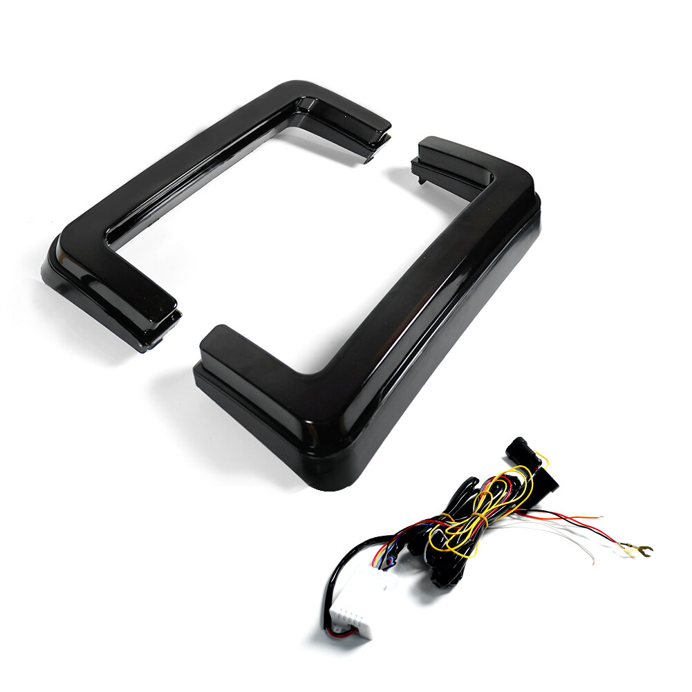 Smoke Lens Switchback DRL Turn Signal Lights LED Retrofit For 2009-14 Ford F-150