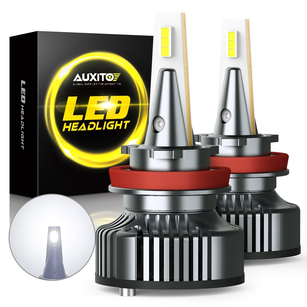 CANBUS Error Free 72W H11 H8 LED Kit Headlight High Low Beam White 50000LM 2X
