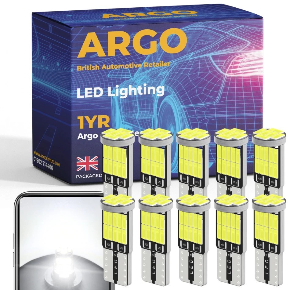 10x 501 T10 Led Bulbs Side Light Error Free Canbus 26 Smd W5W Xenon Bright White